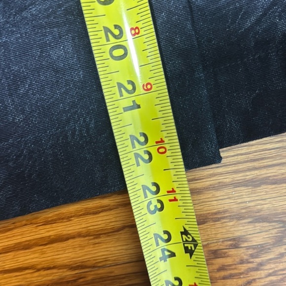 Vintage Valentino Wrap Pencil Floral Denim Skirt Size Small - Picture 12 of 13